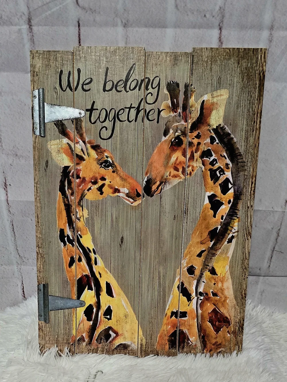 Rustic Giraffe Wall Art | 